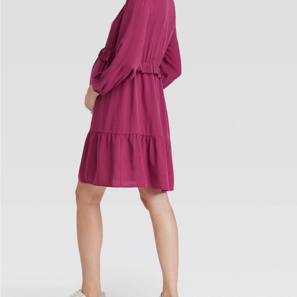 Isabel Maternity Long Sleeve Dress - Picture 3 of 3
